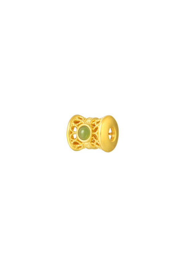 762x1100_0013_Sony_40994NEP-P-G-17_2 TOMEI Nephrite LuLu Tong Charm, Yellow Gold 999