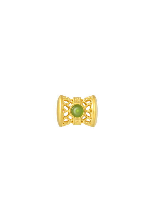 762x1100_0014_Sony_40994NEP-P-G-17 TOMEI Nephrite LuLu Tong Charm, Yellow Gold 999