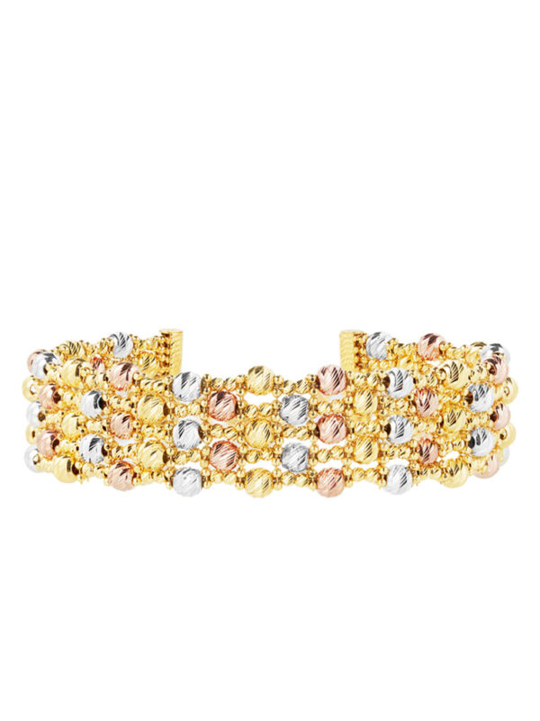 762x1100_0014s_0001_Layer15 TOMEI Lusso Italia Tri-Tone Layered Bracelet, Yellow Gold 916