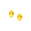 TOMEI Lusso Italia Button Earrings, Yellow Gold 916