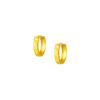 TOMEI Lusso Italia Loop Earrings, Yellow Gold 916