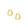 762x1100_0031_DSC09511IQ-E23TB0243-1C_2 TOMEI Lusso Italia Stripe Loop Earrings, Yellow Gold 916