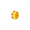 TOMEI Lusso Italia Red Heart Wheel Pendant, Yellow Gold 916