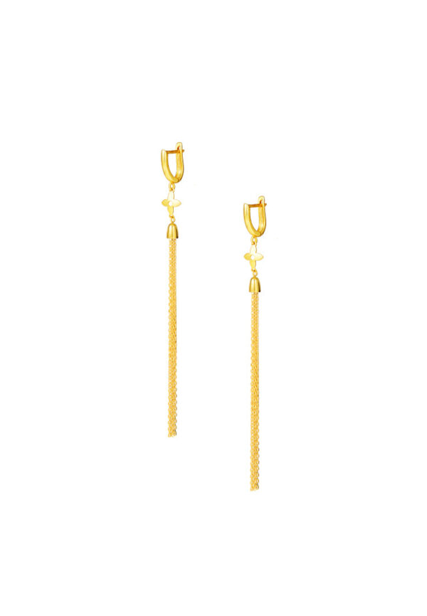 762x1100_18July_0006_18U28-ZK0009-1C TOMEI Lusso Italia Tassel Earrings, Yellow Gold 916