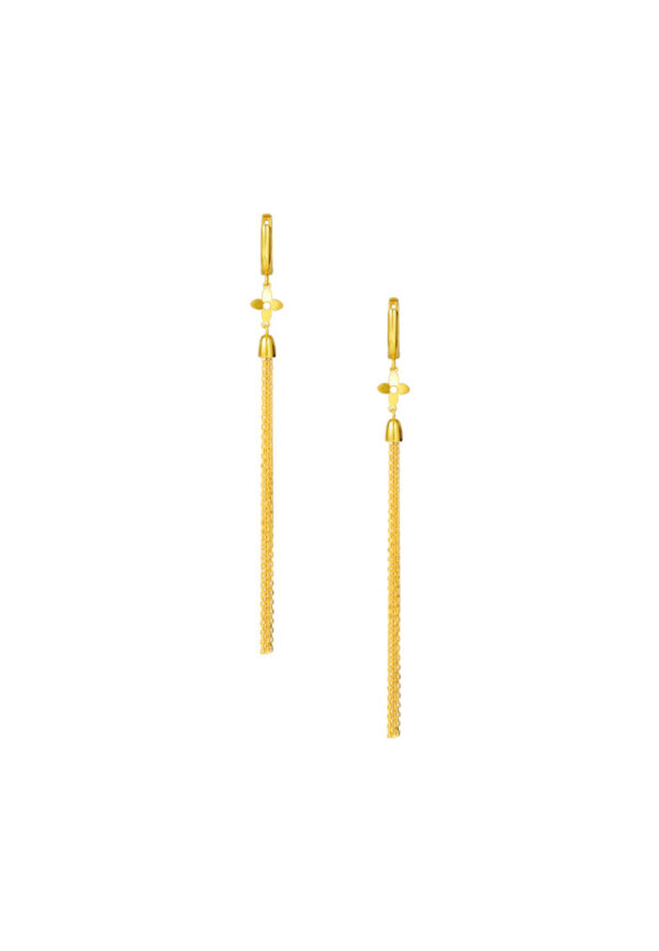 762x1100_18July_0007_18U28-ZK0009-1C TOMEI Lusso Italia Tassel Earrings, Yellow Gold 916