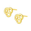 762x1100_18July_0073_X3E13602-1C TOMEI Lusso Italia Tri-Rings Earrings, Yellow Gold 916