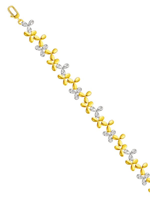 762x1100_2_0032_DSC00262DC-YG1617B-2C TOMEI Diamond Cut Collection Petally Bracelet, Yellow Gold 916