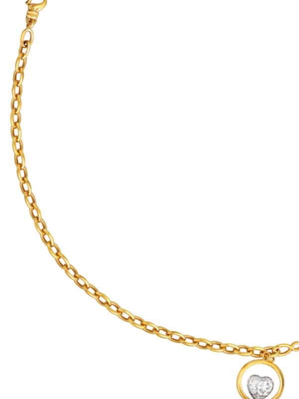 762x1100_master_0020_Sony_23823 TOMEI Heart in a Circle Bracelet, Yellow Gold 916