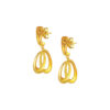 762x1100_master_0043_Sony_23767 TOMEI Dual-Tone Dangling Oval Earrings, Yellow Gold 916