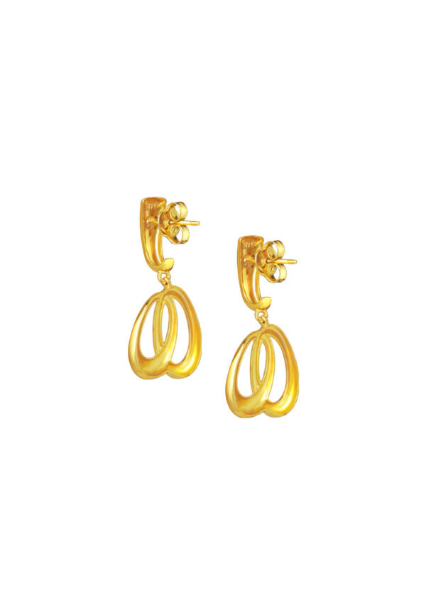 762x1100_master_0043_Sony_23767 TOMEI Dual-Tone Dangling Oval Earrings, Yellow Gold 916