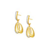 762x1100_master_0044_Sony_23767 TOMEI Dual-Tone Dangling Oval Earrings, Yellow Gold 916