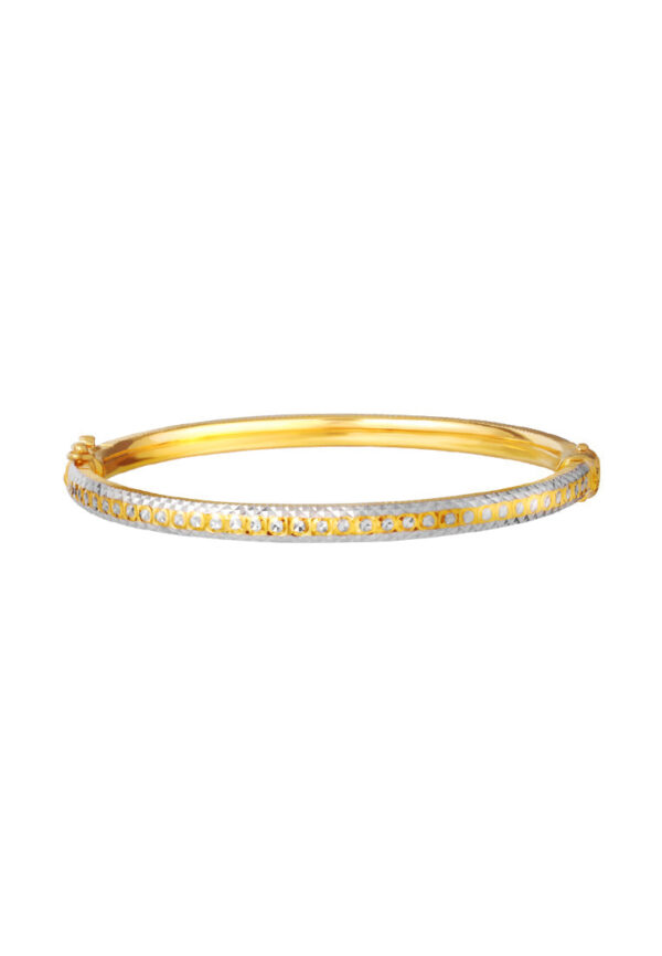 762x1100copy_0022_Sony_19802_6ec725d0-523a-4464-bd05-741e527ece8f TOMEI Dual-Tone Thin Bangle, Yellow Gold 916