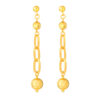762x1100px_2April23_0015_EE3534-1C TOMEI Lavish Dangling Beads Earrings, Yellow Gold 916