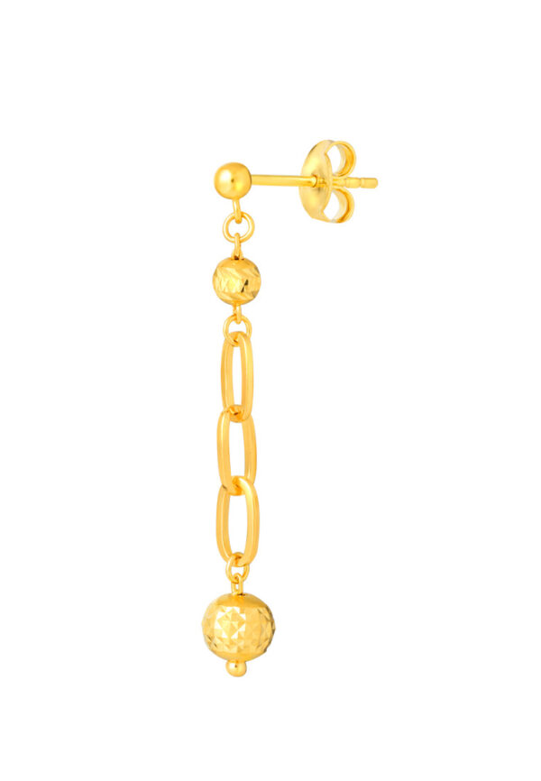 762x1100px_2April23_0016_EE3534-1C TOMEI Lavish Dangling Beads Earrings, Yellow Gold 916