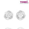 D30030077_00 Tomei "Wrap You in a Hug" Diamond Earrings, White Gold 375