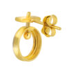 TOMEI Diamond Cut Collection Earrings Of Auspicious, Yellow Gold 916
