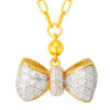TOMEI Diamond Cut Collection Little Joy Necklace, Yellow Gold 916