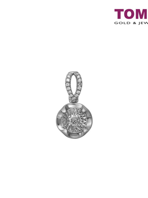 DP0106515-2 Pendant of Resplendent Radiance | Winter Grace Collection | Tomei White Gold 750 (18K) (EK-PD0276 )