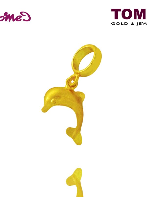 Dolphin TOMEI Dolphin Chomel Charm, Yellow Gold 916