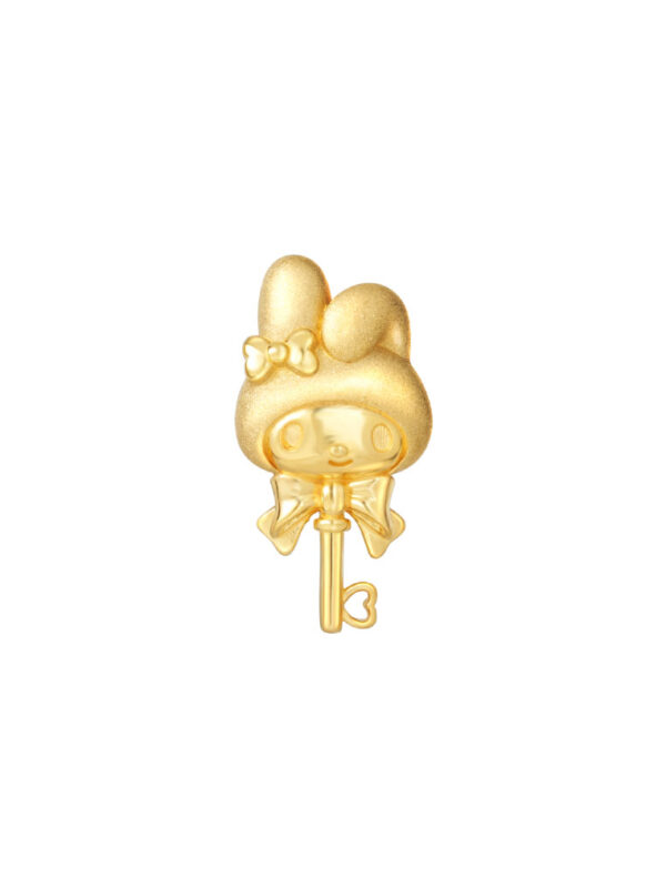HK-M-YG1144P-1C-2.90G TOMEI x SANRIO My Melody Key Pendant, Yellow Gold 916
