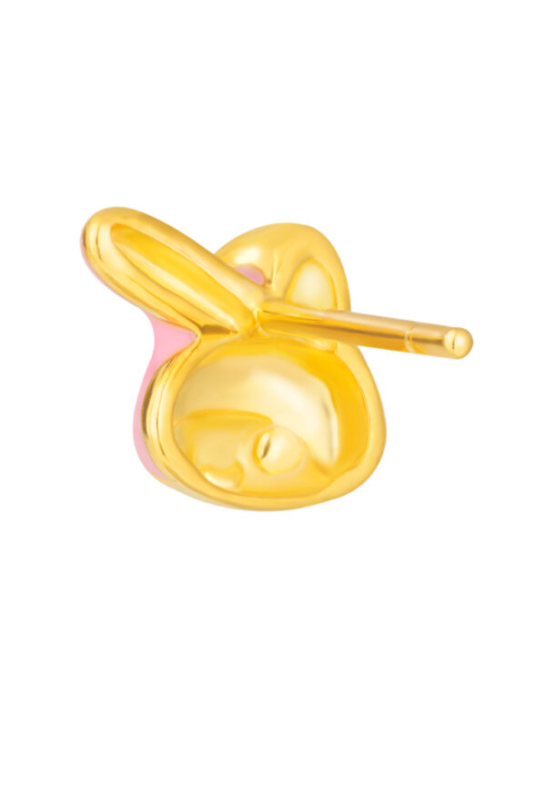 HK-M-YG1284E-EC-2.40G-3 TOMEI My Melody Earrings, Yellow Gold 916