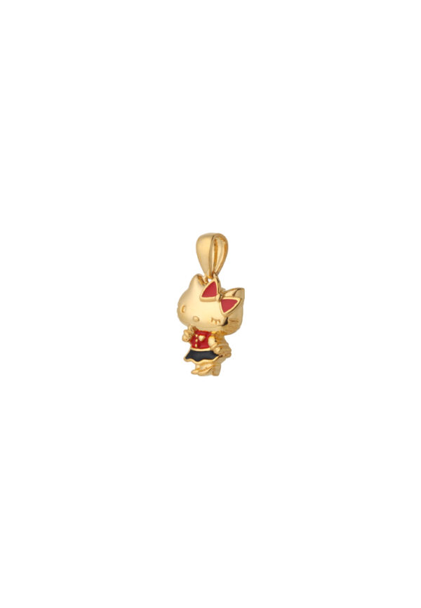TOMEI X Hello Kitty in Red Pendant, Yellow Gold 916