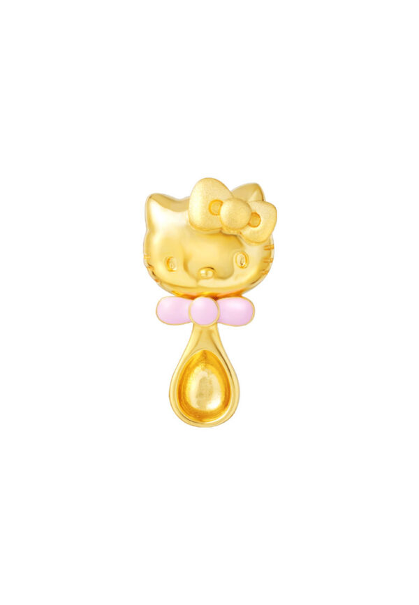 TOMEI x Hello Kitty Spoon Pendant, Yellow Gold 916