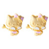 HK-YG1183E-EC TOMEI X Hello Kitty Fairy Stick Earrings, Yellow Gold 916