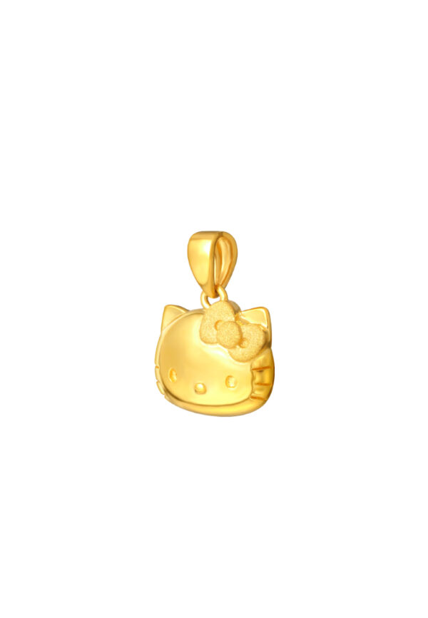HK-YG1188P-1C-1 TOMEI X SANRIO Winter Wonders Hello Kitty Pendant, Yellow Gold 916