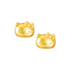 HK-YG1322E-1C TOMEI X SANRIO Winter Wonders Hello Kitty Earrings, Yellow Gold 916