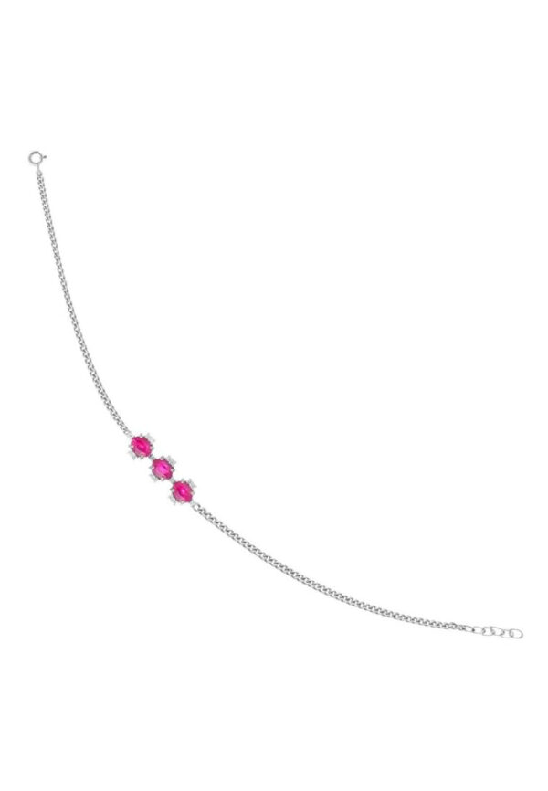 KBW124R TOMEI Gemstones with Diamond Bracelet, White Gold 375