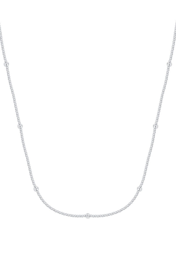 NTomei_0014_Sony_23322.psd TOMEI Bead Necklace, White Gold 585