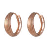 Ntomei_0002s_0001_Sony_17891.psd TOMEI Hoop Earrings, Rose Gold 585