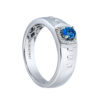 Ntomei_0011s_0000_DSC08066.psd TOMEI Homme Collection Sapphire Men Ring, Silver+Palladium