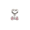 P5870 Charm of Sprinkles in Pink Ribband | Tomei White Gold 585