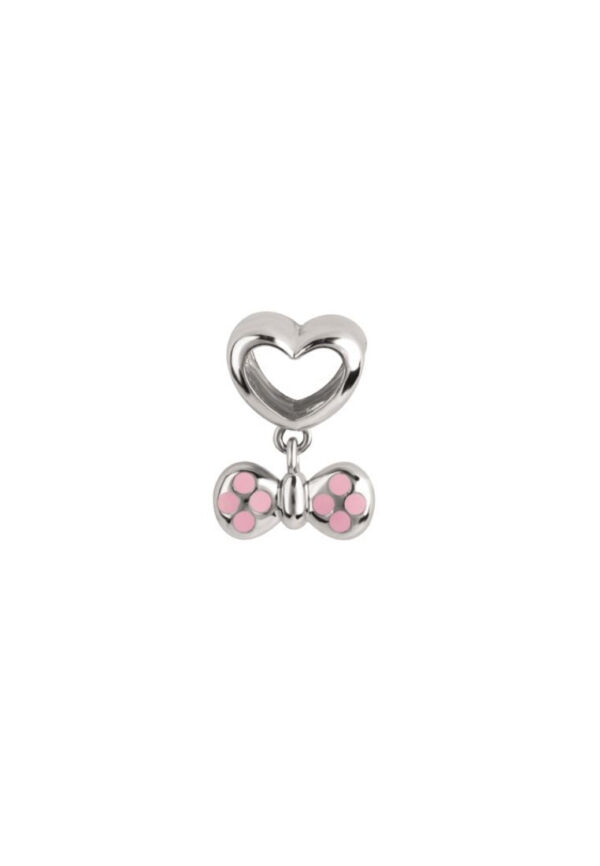 P5870 Charm of Sprinkles in Pink Ribband | Tomei White Gold 585