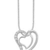TOMEI Love Is Beautiful Collection Pendant Set, White Gold 585