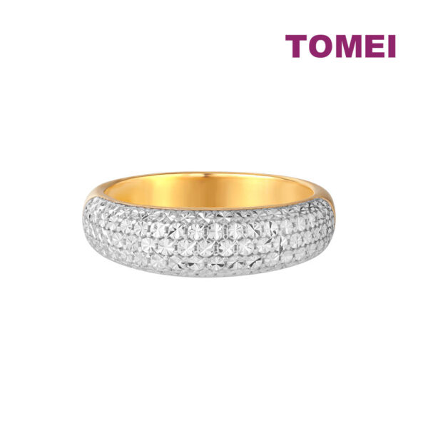 Sony_28681 TOMEI Diamond Cut Collection Eternity Ring, Yellow Gold 916