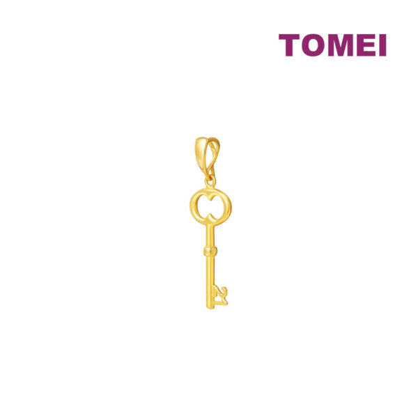 Sony_40969 TOMEI Key with Timeless Vibes Pendant, Yellow Gold 916