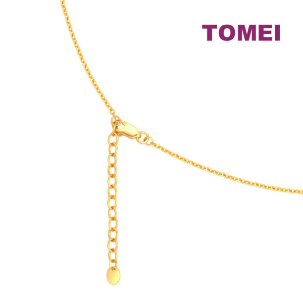 Sony_45654 TOMEI Pin Beads Necklace, Yellow Gold 916