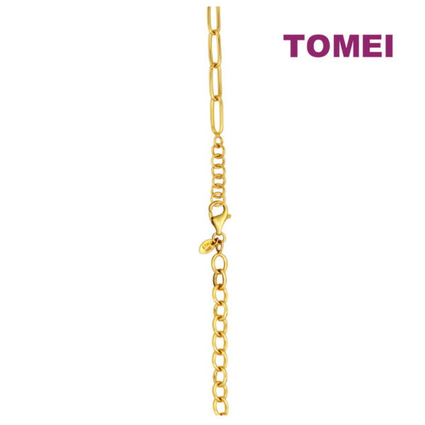 Sony_47830 TOMEI Padlock Link Bracelet, Yellow Gold 916