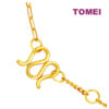 Sony_49837copy TOMEI Maneki-neko Necklace, Yellow Gold 999