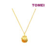 Sony_49839 TOMEI Maneki-neko Necklace, Yellow Gold 999