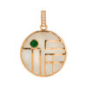 TOMEI_0007s_0001_Sony_39497.psd TOMEI Nephrite Collection Fu-Zi Pendant, Rose Gold 750