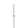 TOMEI Pink Tone Pearl Necklace, White Gold 585