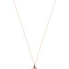 Tomei_0001_DSC09747.psd TOMEI Je t'aime Revolving Love Eiffel Tower Diamond Necklace 为爱钻动套链, Rose Gold 750
