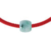 Tomei_0004_LULU TONG+cuff_1.psd TOMEI Palace Grace Lu Lu Tong Charm with Red Rope Bracelet, Natural Jade