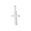 Tomei_0013_Sony_48597_P3154.psd TOMEI Cross Diamond Pendant, White Gold 750
