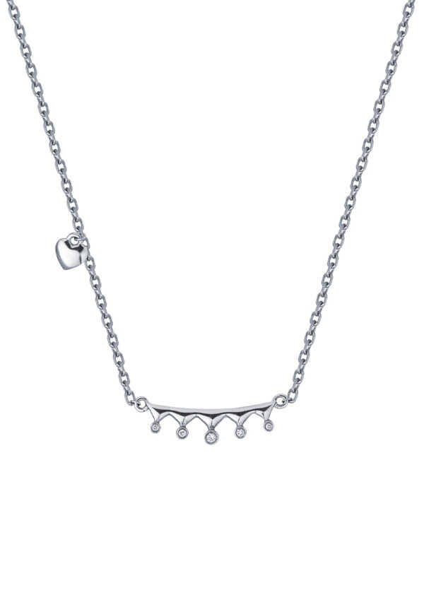 Tomei_0021_Sony_29742.psd TOMEI Minimalist Diamond Necklace, White Gold 375