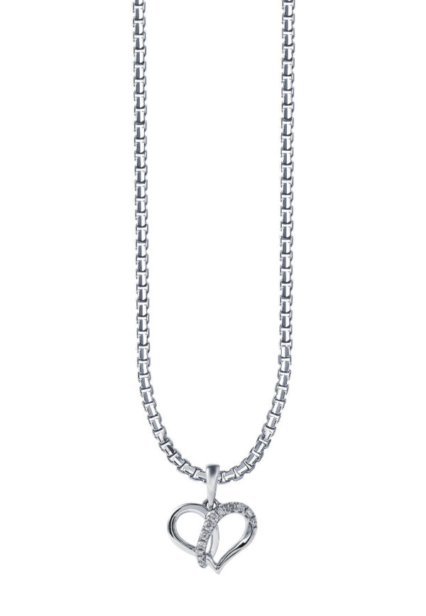 Tomei_0022_ESP-P5383_1.psd TOMEI Espoir Diamond Pendant, White Gold 375